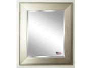 Rayne Mirrors Inc. F041218 American Made Rayne Brushed Silver Frame 12 x 18 in.