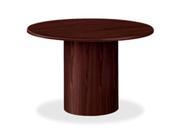 The Hon Company HONTLRAN Cylinder Table Base for Round Top 18 in. x 28.38 in. Mahogany