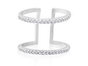 SuperJeweler Micropave Crystal Spacer Ring