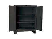 Hallowell HW6SC6142 2CL Hallowell DuraTough Storage Cabinet Classic Series Heavy Duty 36 in. W x 21 in. D x 42 in. H