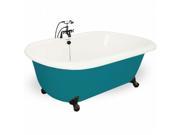 American Bath Factory T080B OB BP Celine 70 in. Bisque Acrastone Bath Tub Small