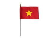 Annin Flagmakers 210152 4 x 6 in. Eb Vietnam Mounted 12 Pack
