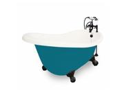 American Bath Factory T020F OB BP Marilyn 67 in. Bisque Acrastone Bath Tub Small