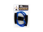 Bulk Buys OF472 18 Portable Resistance Bands With Foam Handles
