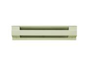 Cadet 06511 4 x 72.3 in. 240V Almond Baseboard Hardwire Electric Zone Heater