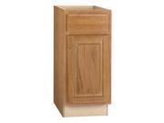 RSI Home Products Sales CBKB15 MO 15 in. Medium Oak Finish Assembled Base Cabinet