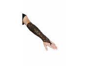 Roma Costume GL105 Gold O S Pair of Fingerless Elbow Length Mermaid Gloves Gold One Size