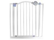 NorthLight Pop O Fish Double Locking Safety Gate for Dogs Children Gray White Blue