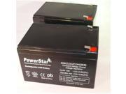 PowerStar AGM1212 2Pack 58 2 Pack Rbc4 12V 12Ah Sla Sealed Lead Acid Agm Battery