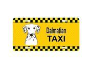 Carolines Treasures BB1334LP Dalmatian Taxi License Plate