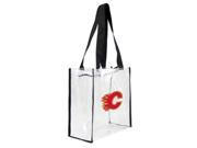 Little Earth Productions 501311 FLMS Calgary Flames Clear Square Stadium Tote