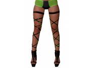 Roma Costume 3244 Blk Green O S Light up 100 in. Leg Straps Black Green One Size
