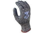 Best Glove 845 230 08 Disposable With Zorbit Palm Coating Gloves Size 8 Black Gray Pack 6