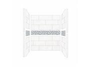 American Bath Factory S544280LA Single 54 x 42 in. Laguna Walls