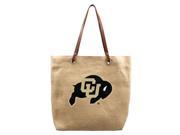 Littlearth Productions 151111 UCOL Burlap Market Tote University of Colorado