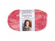 Coats Yarn E782S 1931 Red Heart Boutique Sashay Sequins Yarn Coral