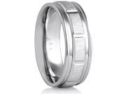 Doma Jewellery SSSSR1228 Stainless Steel Ring Size 8