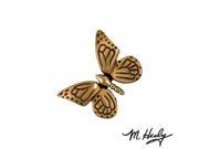 Michael Healy Designs MHR17 Monarch Butterfly Doorbell Ringer Brass Bronze