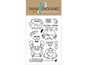 Paper Smooches 4 X6 Clear Stamps Chubby Chum Pals