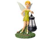 Woods International 4091 Tinker Bell Statue With Solar Lantern Pack Of 2