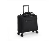 Delsey 24742BK 17 TT01 Helium Xpert Lite 17 in. Spinner Trolley Tote Luggage Black
