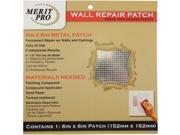Merit Pro 3205 6 x 6 in. Metal Wall Repair Patch
