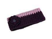 Nirvanna Designs HB11 PURPLE A04 Crochet flower headband