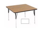 Correll A3636 Sq 36 Square Activity Tables Standard Legs White