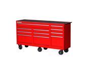 International WRB 7311RD 73 in. 11 Drawer cabinet Red