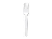 Plastic Forks Heavyweight 100 CT White