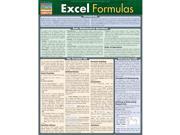 BarCharts 9781423221692 Excel Formulas Quickstudy Easel