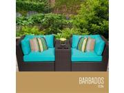 TKC Barbados 3 Piece Outdoor Wicker Patio Furniture Set
