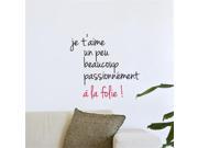 Adzif VAL001MULTI Amour Fou Wall Decal Color Print