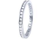 Doma Jewellery MAS02287 9 Sterling Silver Ring with Cubic Zirconia Size 9