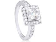 Doma Jewellery MAS02148 7 Sterling Silver Ring with CZ Size 7