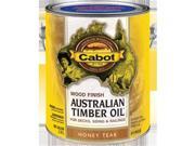 Cabot 81005 1 Gallon Honey Teak Australian Timber Oil Wood Finish Reduced Water