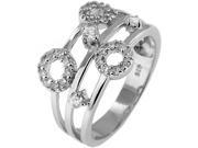 Doma Jewellery SSRZ448 S6 Sterling Silver Ring With CZ Size 6