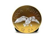 Helm 4 in. Round Billet Aluminum Trailer Hitch Cover - Duck Hunt, Gold Helm 4 in. Round Billet Aluminum Trailer Hitch Cover - Duck Hunt, Gold