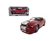 Shelby Collectibles SC352 2011 Ford Shelby Mustang GT350 Red 1 18 Diecast Model Car