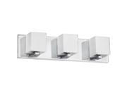 Radionic Hi Tech VA V1230 3W PC RHT Orly 3 Light Vanity Fixture With Polished Chrome Finish