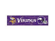 Fan Creations N0588L Minnesota Vikings Distressed Team Sign 24