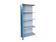 Hallowell H7520 1807PB Hallowell H Post High Capacity Shelving 36 in. W x 18 in. D x 87 in. H 707 Marine Blue Posts and Sides