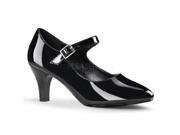 Pleaser DIV440_B 10 Dorsay Mary Jane Pump Shoe Black Size 10
