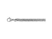 Doma Jewellery SSSSN08224 Stainless Steel Necklace Curb Style 3.8 mm. Length 20 1 24 in.