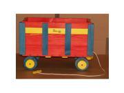 THE PUZZLE MAN TOYS W 1517 Wooden Toy Small Classroom Wagon