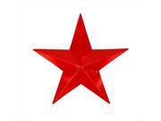 NorthLight 24 in. Scarlet Red Country Rustic Star Indoor Outdoor Wall Decoration