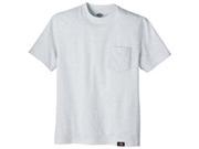 Dickies WS436AG M Mens Big Tall Short Sleeve Pocket Ash Gray Tee Shirt Medium