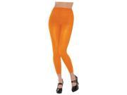 Amscan 394558 Neon Orange Footless Tights Pack of 3