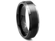 Doma Jewellery SSCER0659 Ceramic Ring 7 mm. Wide Size 9