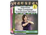 Harris Communications DVD373 American Sign Language Vocabulary Builder Volume 1 2 Set